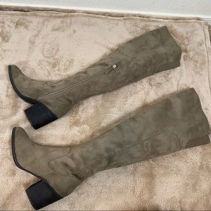 BP Tan Heeled over the knee Boots